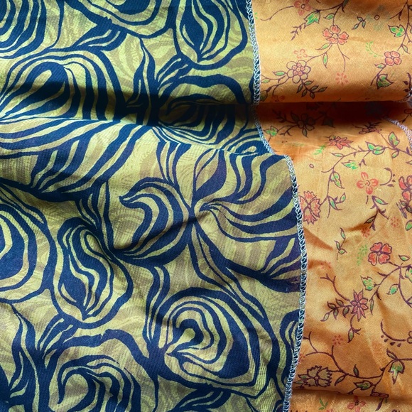 Sari Silk Wrap Skirt - Picture 6 of 7